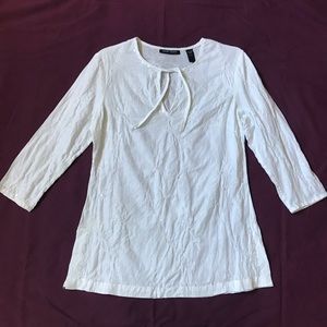 Valerie Stevens Embroidered Sequins Linen Tunic S